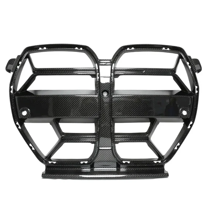 High Quality Dry Carbon Fibre CSL Style Central Racing Grille Shockproof Simple Mount Auto Upgrade Kit