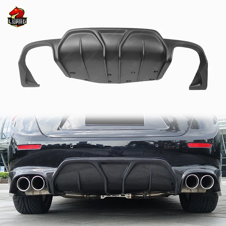 

Hot Selling! car Accessories Auto Parts Carbon Fiber ASPEC style Rear Bumper Diffuser For Maserati Ghibli Body Kit