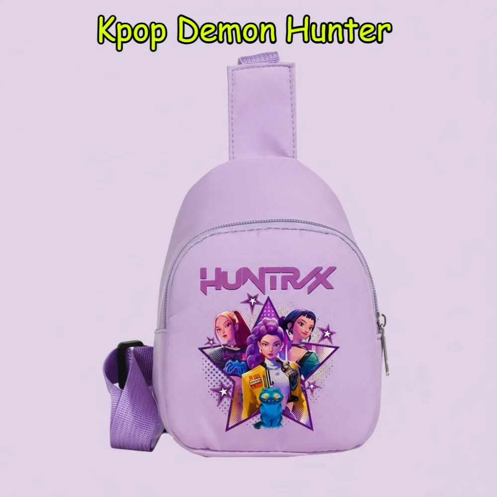 

Kpop Demon Hunter Anime Merch Printed Fashion Anime Bag Demon Hunt Squad Casual Shoulder Bag Rumi Saja Boys for Birthday Gift