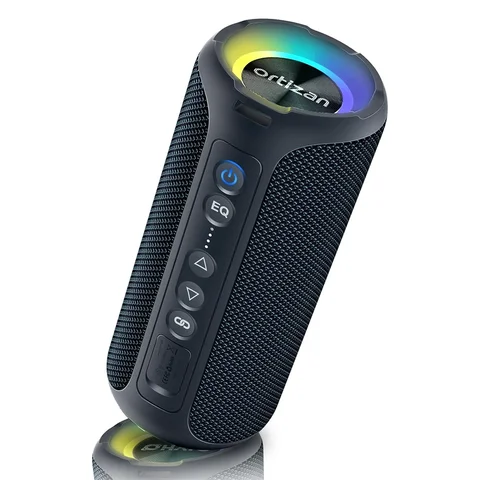 Ortizan Bluetooth Speakers 40W TWS Portable Speaker with Stereo Sound Bass, Bluetooth 5.3 Wireless USB Type C Outdoor, 6600mAh Battery