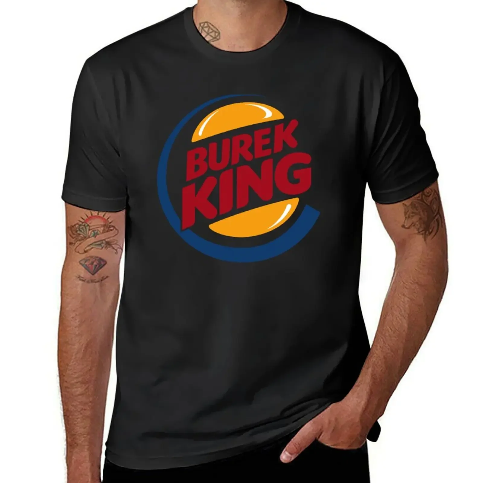 

Burek King T-Shirt cute tops vintage clothes croswit shirt man T-shirt men