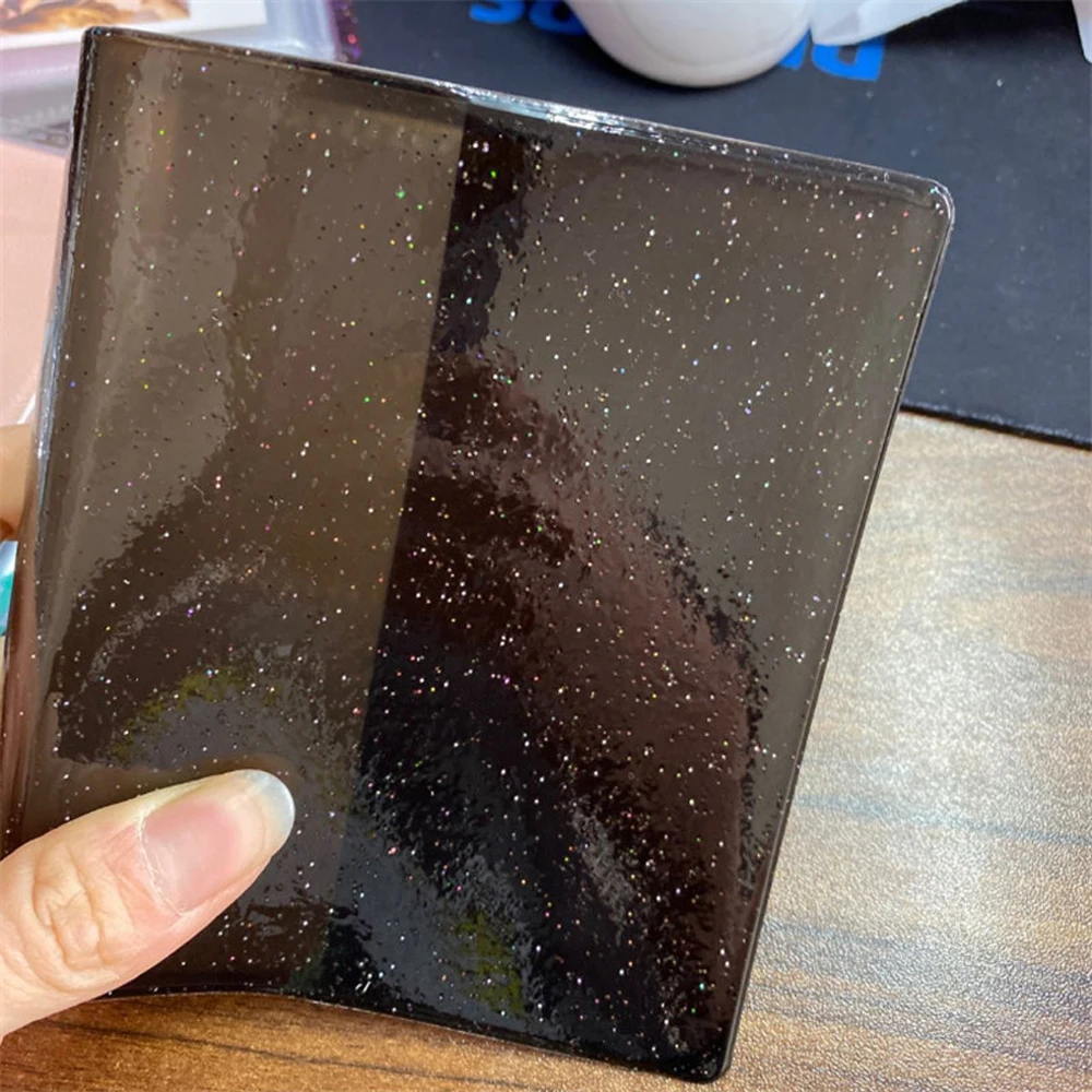 Games Card Multifunction Transparent 64 Capacity Bling Cover Cards Mini Holder Photo Album Binders Albums Card Stock
