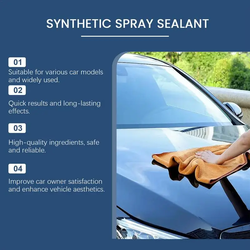 Car Coating Agent 120ml Mild Safety Agent Spray For Car Coating Long Lasting Multifunctional Car Maintenance Spray Coating