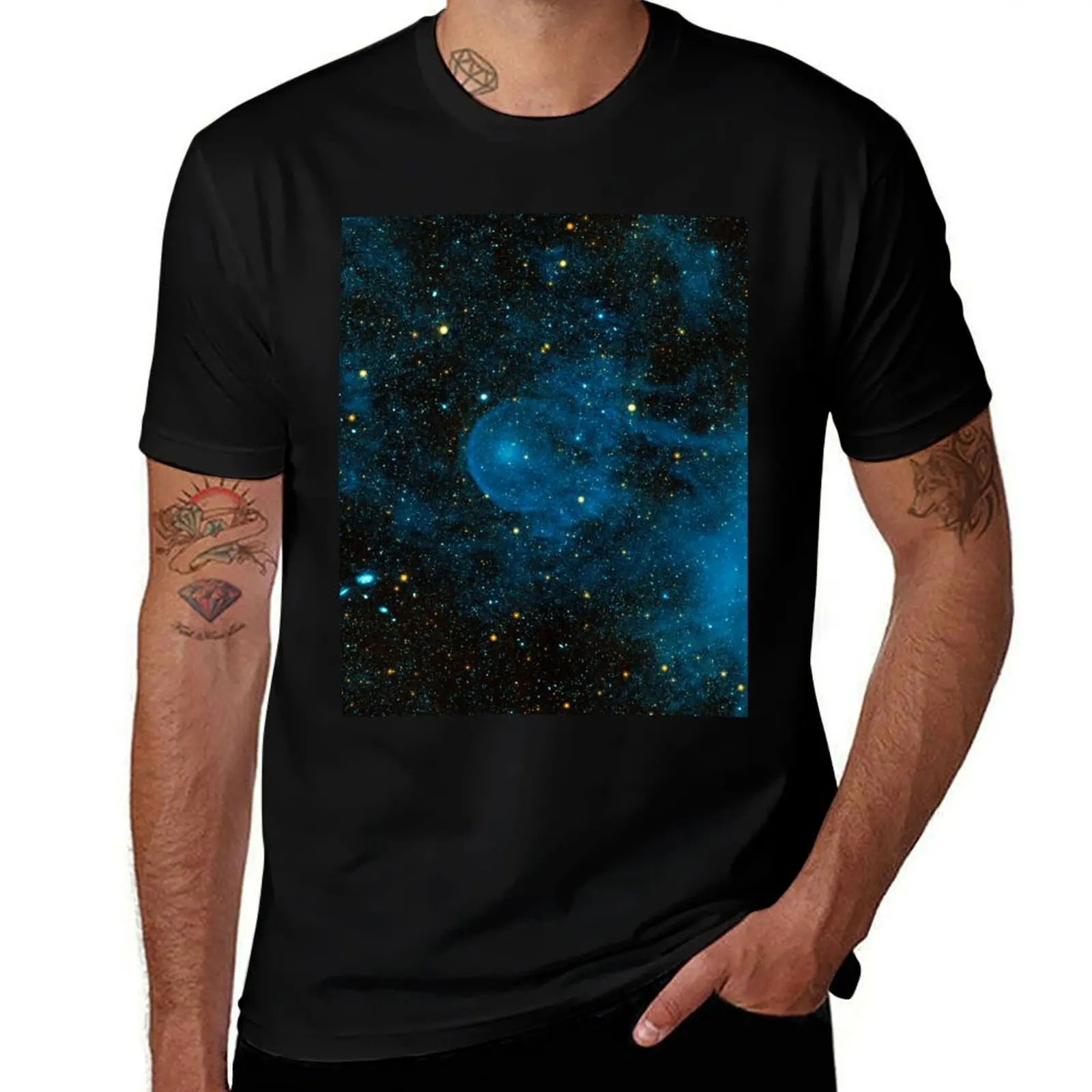 Blue Star Galaxy T-Shirt anime t shirts baggy shirts vintage anime shirt anime tshirt fruit of the loom mens t shirts