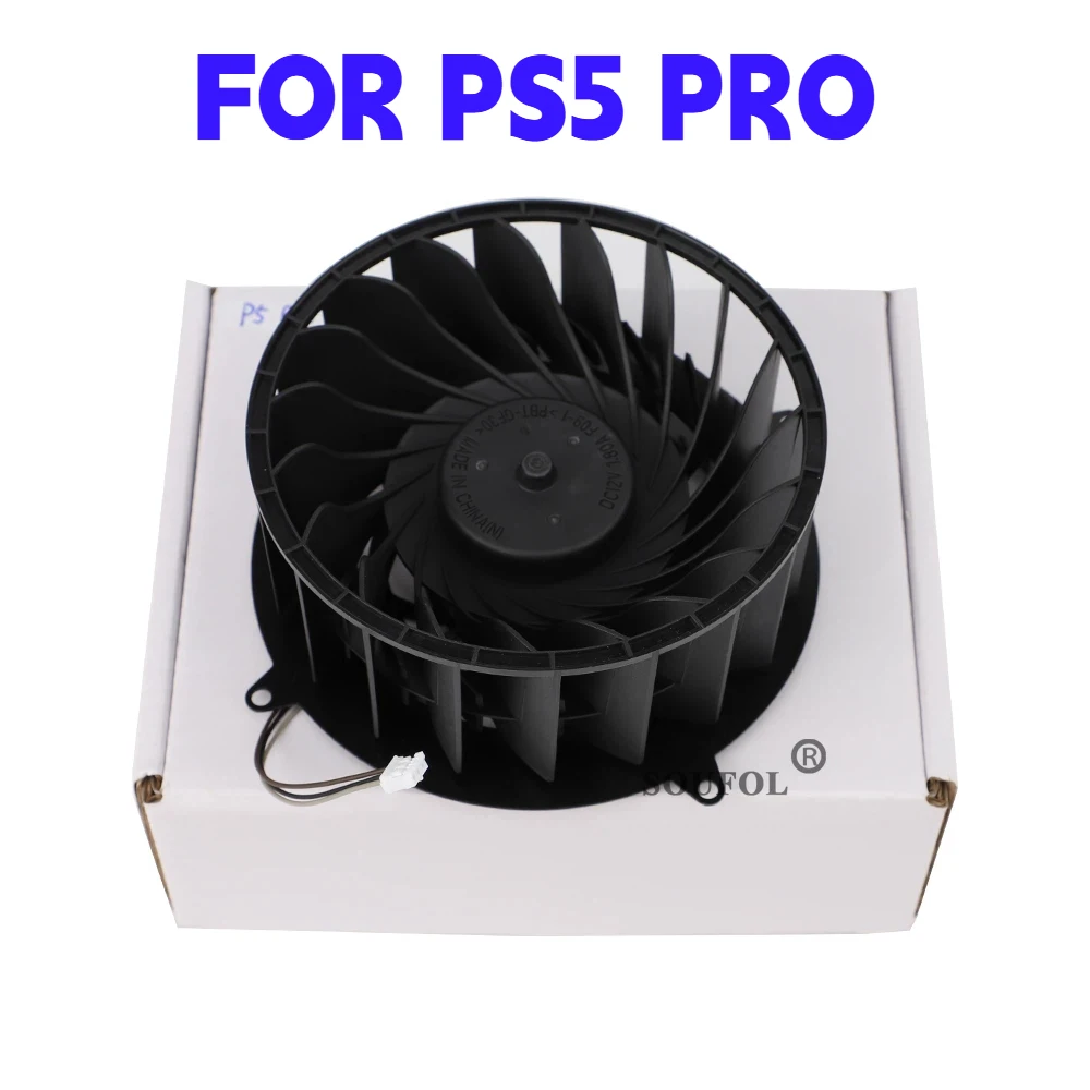 

New Replacement Internal Cooler Fan For Ps5 PRO Host Heatsinks 19 Blades Cooling Fan For PS5 PRO Console Gaming Accessories