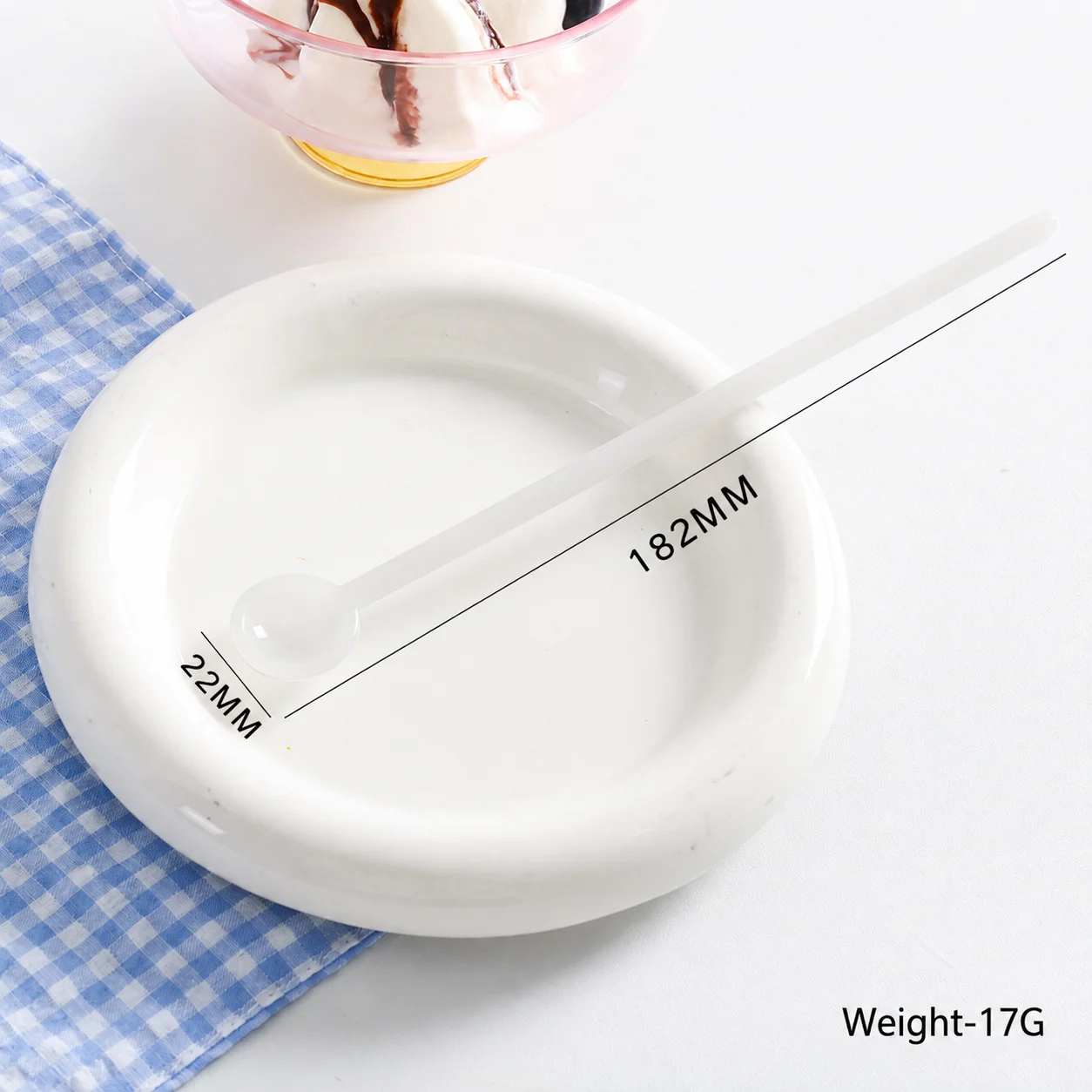 Long Handle Spoon Long Handle Coffee Stirring Spoon Round Spoon Colored For Drink Glasses Home Coffee