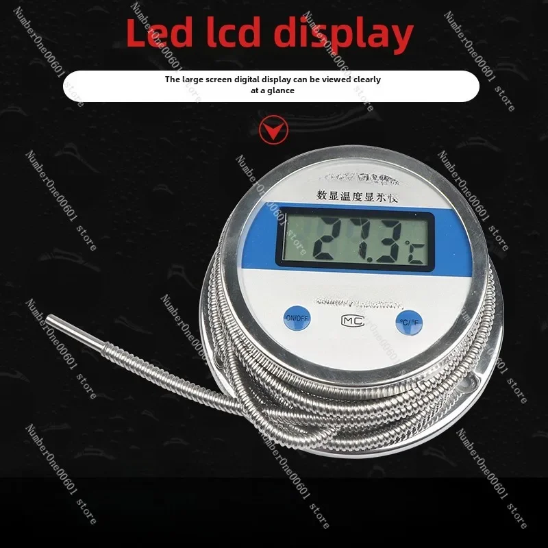 Digital Thermometer WST/DTM491 High Precision Acid-Base Thermometer Industrial Waterproof