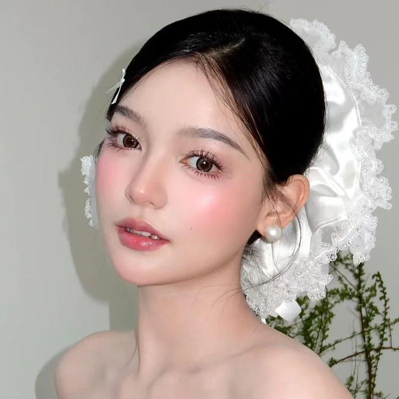 

Stunningly Beautiful Extra Large Fairy T Princ Hair Accories Lace Trimmed Wedding Dr Headwear Elastic Hair Ties