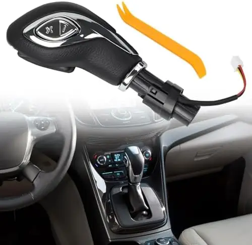 

KAKSEY Auto Gear Shift Knob for Escape, Fusion, Transit 2013-2020 - Light