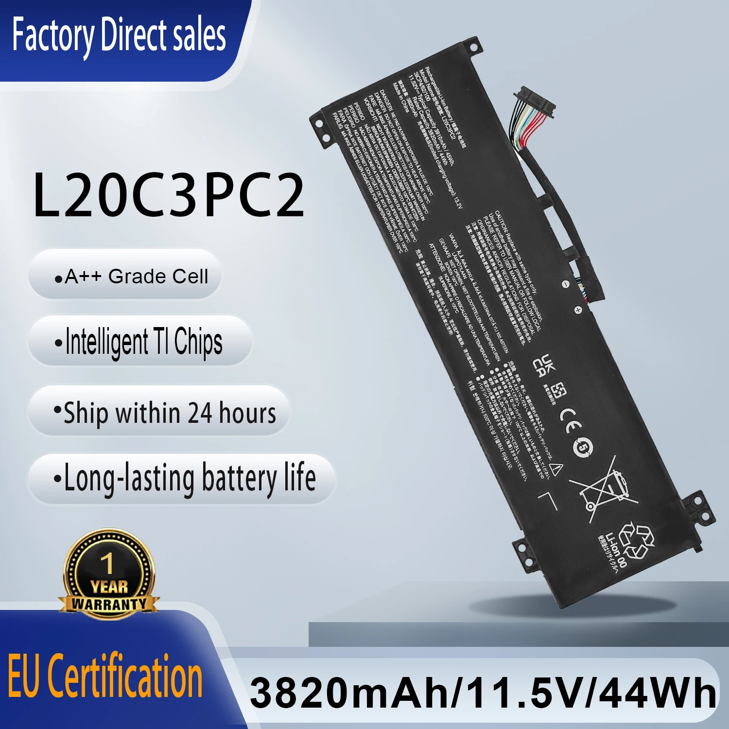 

L20C3PC2 L20M3PC2 SB11B96717 5B11B96715 Аккумулятор для ноутбука Lenovo Ideapad Gaming 3i 3-15ACH6 Lenovo Legion 5-15ITH6H 5-15ITH6