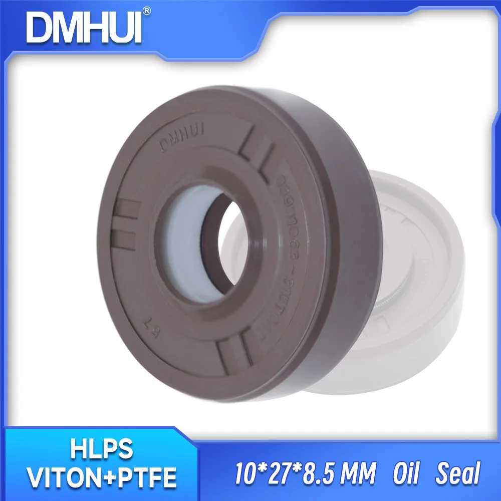 Hydraulic Pump FPM PTFE Oil Seal Industrial Machinery Replacement Parts HLPS 10x27x8.5 mm ISO9001 Certificate China Factory