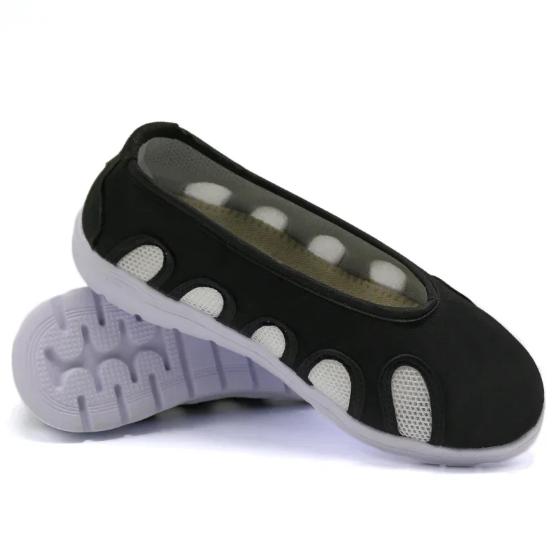 أحذية الكونغ فو تاي تشي وينج تشون الصينية التقليدية فنون الدفاع عن النفس أحذية رياضية Wudang Taoist قماش قطني يدوي قابل للتنفس #5