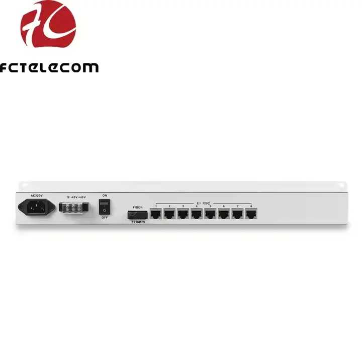 equipamento sdh pdh 8 e1 mux 8 canais e1 pdh multiplexador 120ohm E1