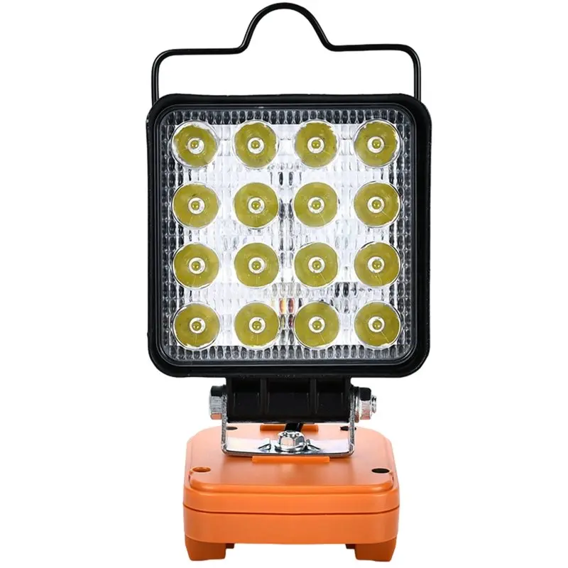 AB46-Outdoor Work Light 18V Battery Powered 4 Inch 16 Bead Spotlight Led Light For Handheld Emergency Fishin Tool Lamp