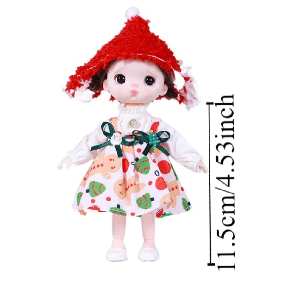 Simpatico vestito Lolita Vestiti per bambole BJD Set natalizio Accessori giocattolo Bambole Bjd Gonna Abito di moda Bambole Abbigliamento fai da te Bambini