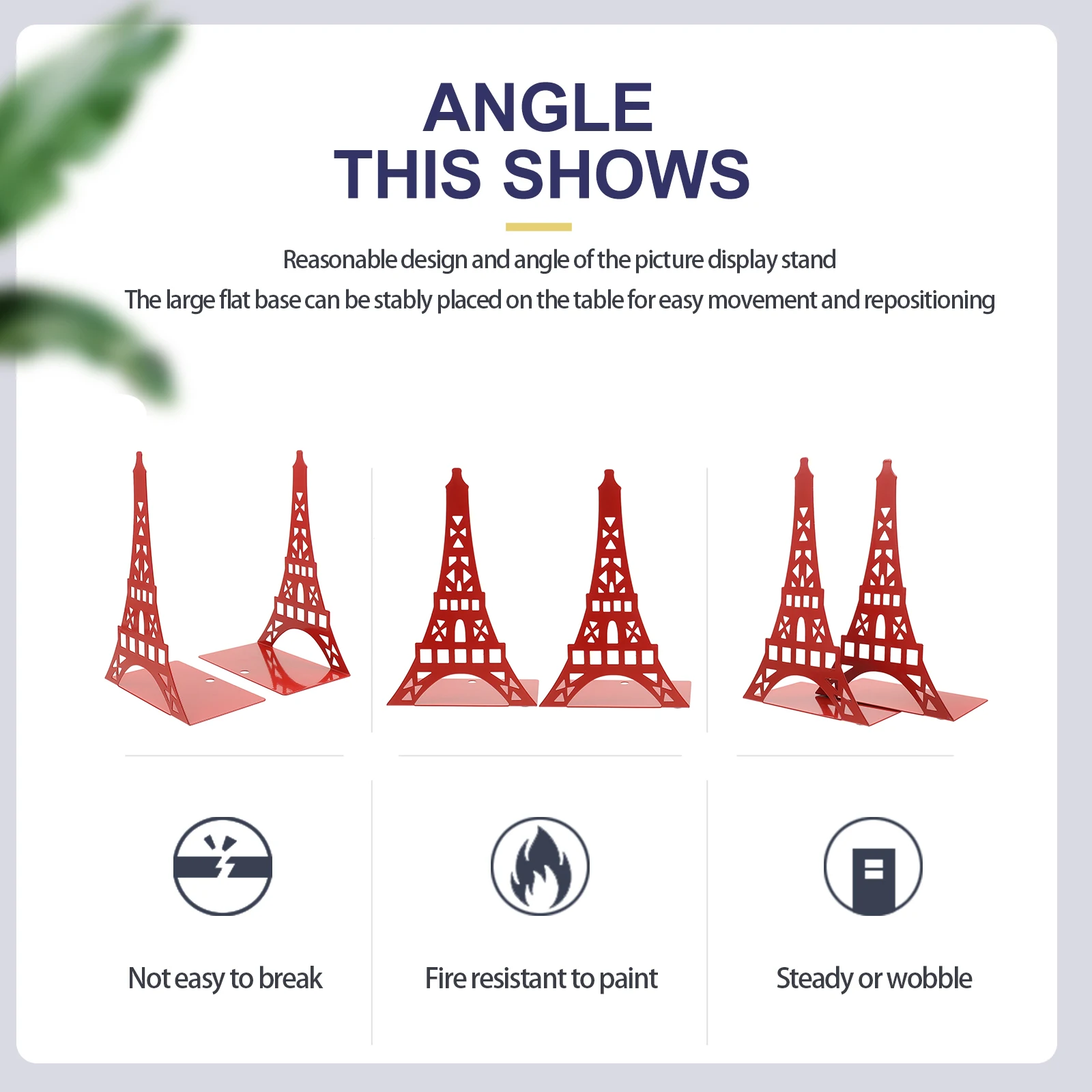 2 قطعة أصحاب الكتب برج الحديد حامل الكتب المعدنية مصقول إنهاء أنيق تستقيم الكتب مكتب غرفة الدراسة دفتر المنظم للمكتب