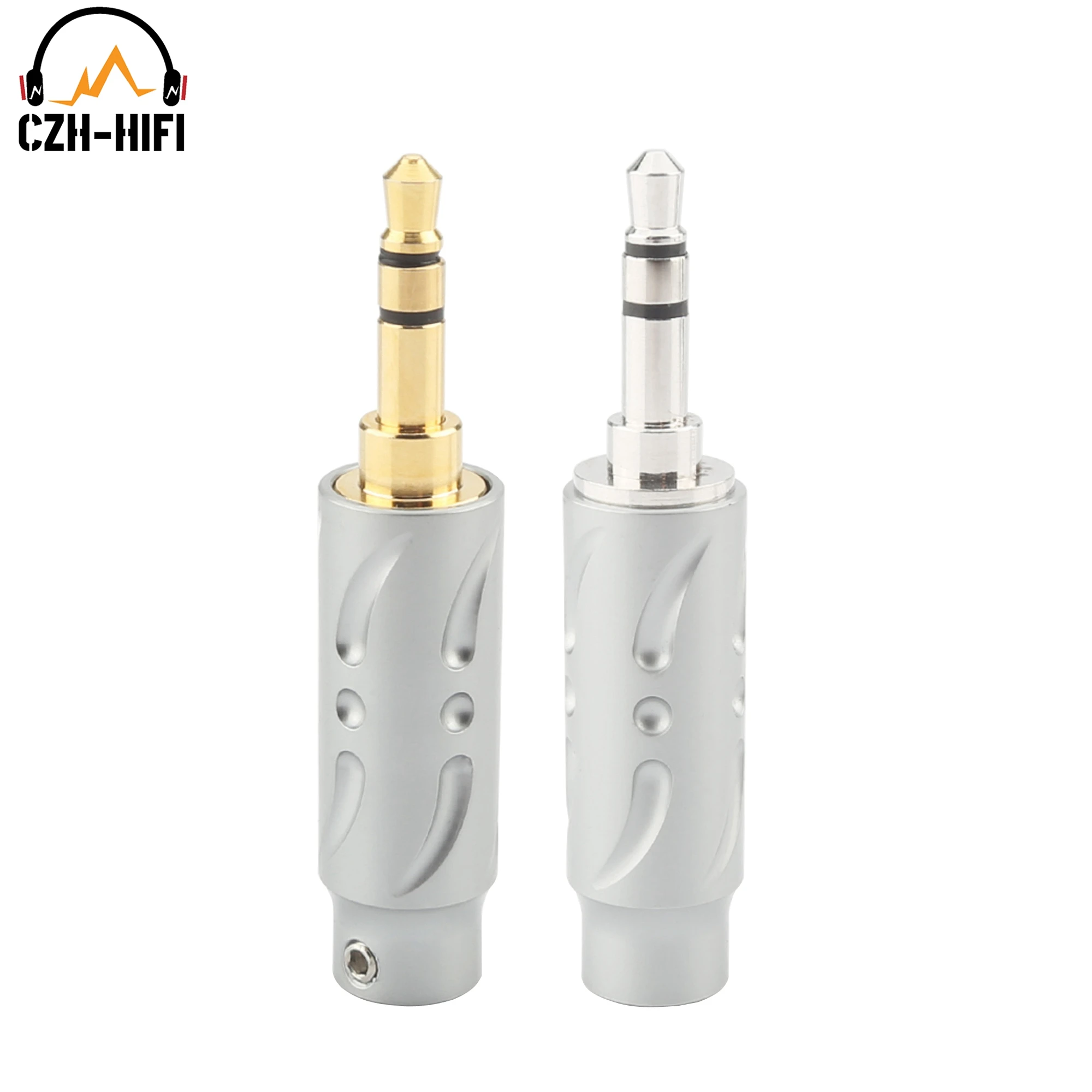 

1pc Viborg High End 24K Gold Rhodium Plated Brass 3 Poles 3.5mm Stereo Headphone Earphone Audio AUX Male Plug Connector HIFI DIY