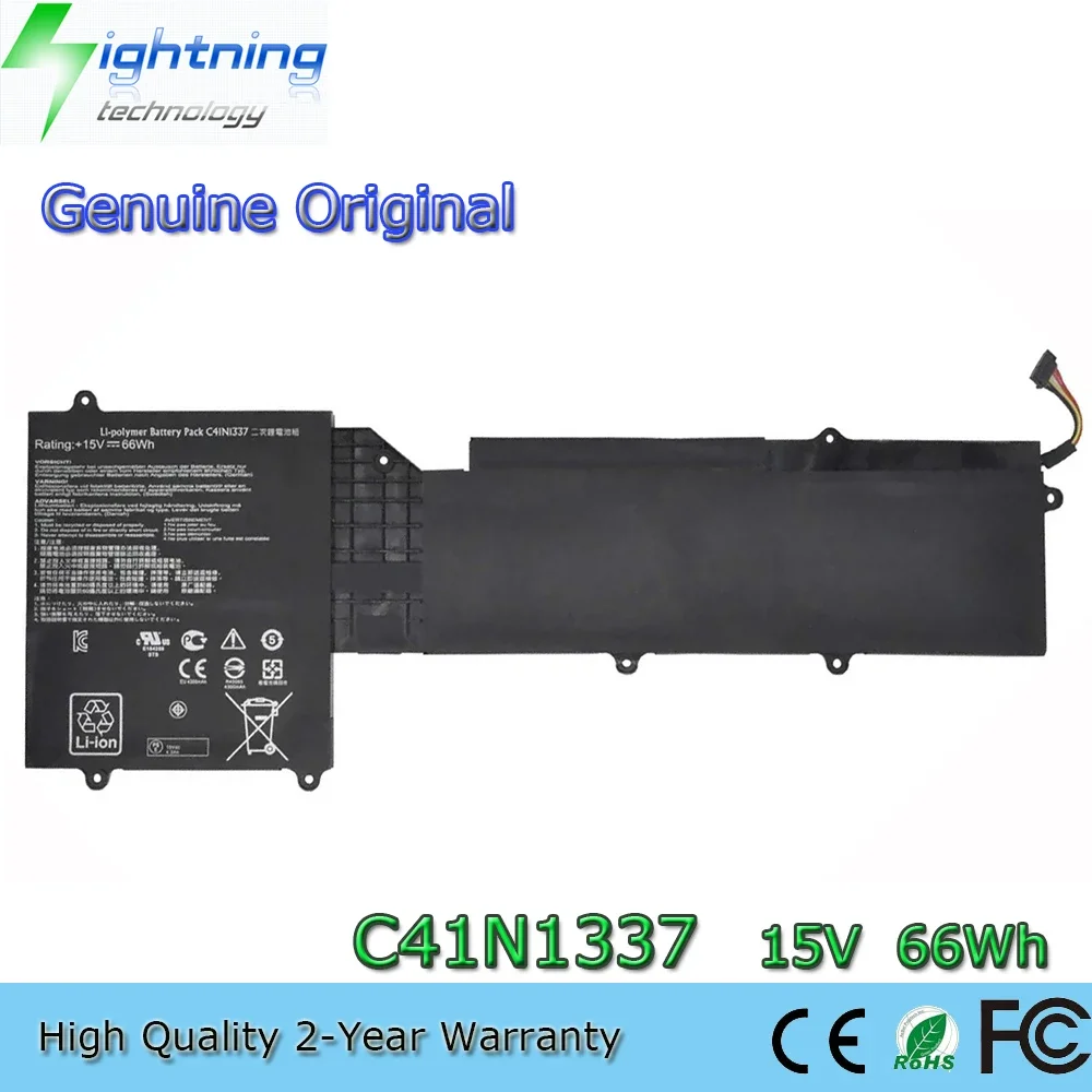 

Новый оригинальный аккумулятор для ноутбука C41N1337 15 В 66 Втч для портативного Asus AiO PT2001 PT2002 PT2002-C1 0B200- 00900000 4ICP7/55/90 е