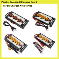 2S-6S Lipo Parallel Balanced Plate Charging Board XT60 T-Plug RC Battery For ISDT IMAX B6AC B6 Balance Charger ToolKit