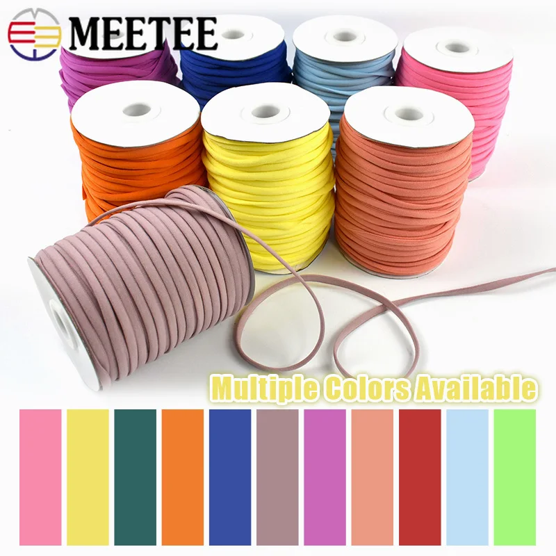 10/20M 3/5mm Nylon Elastic Rope for Hair Ring Mask Coil Cords Rubber Band Ear Hanger String Stretch Cord DIY Sewing Accessories