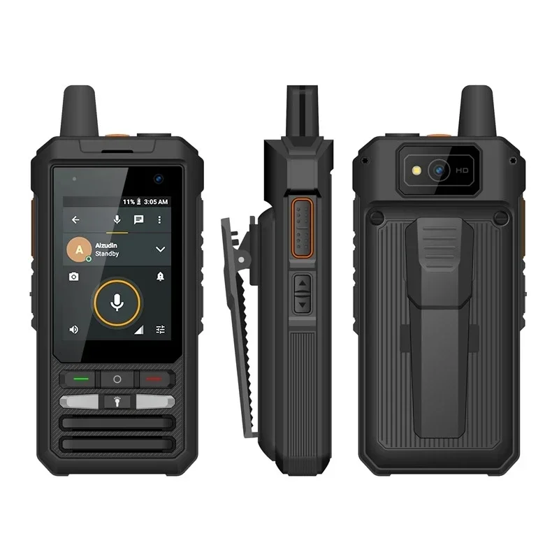 

W8 4G POC Android 8.1 Radio W8 LTE/WCDMA/GSM Mobile Phone Work With Real-ptt Zello Global W8 5300MAh Walkie Talkie