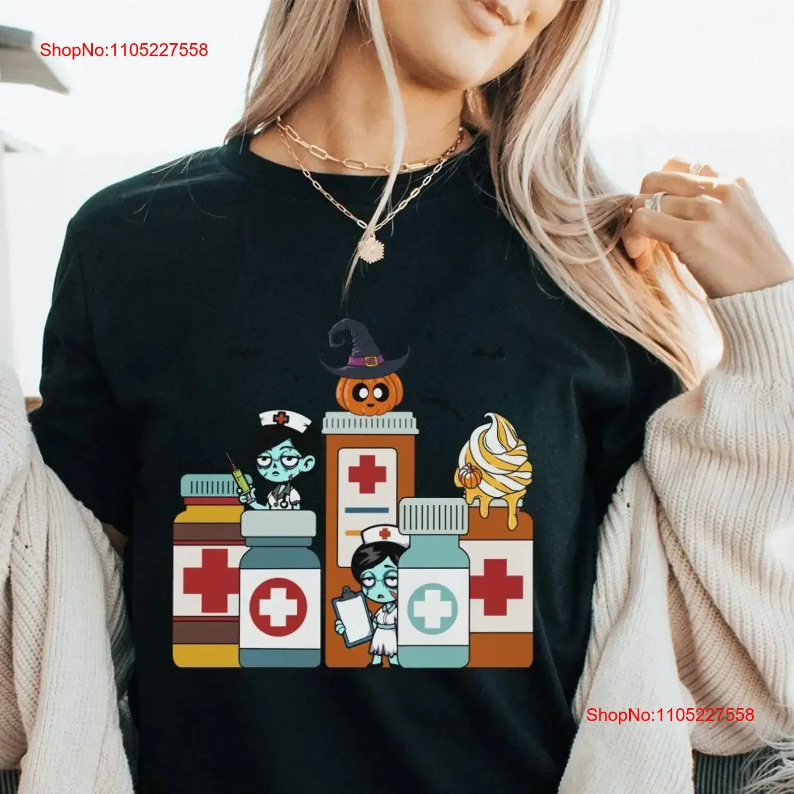 Spooky Anesthesiologist Halloween T Shirt Registered Nurse Present Scary CRNA ER Anesthetist vintage Washed homme Soft