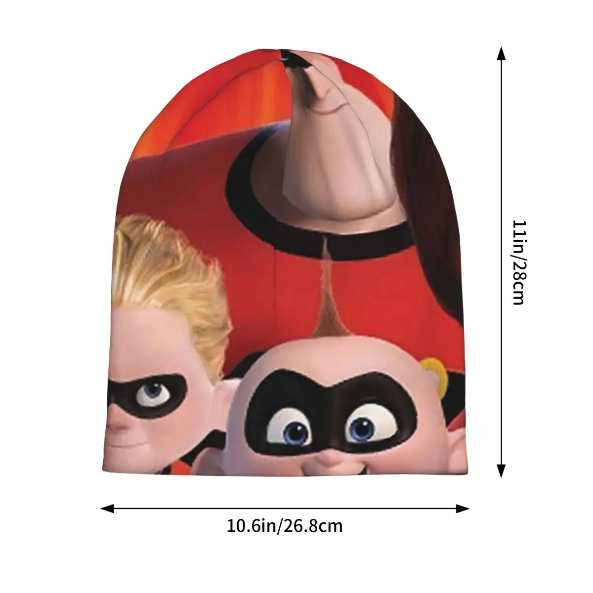 The Incredibles Warm Knitted Cap Fashion Bonnet Hat Autumn Winter Outdoor Beanies Hats for Men Women Adult