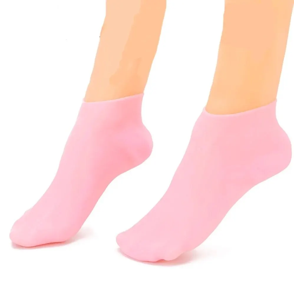 A Pair Of Silicone Socks Moisturise And Prevent Cracks And Soften Calluses And Cornsfoot Maskbeach Socksprotective Foot Covers