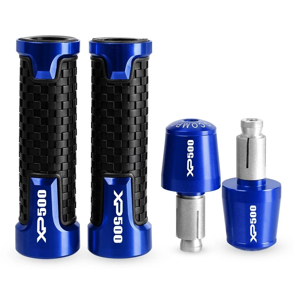 

Motorcycle Accessories For YAMAHA YZF XP500 XP 500 2004 2005 2006-2014 7/8" 22MM Handlebar Hand Grips Handle Bar End Cap plug