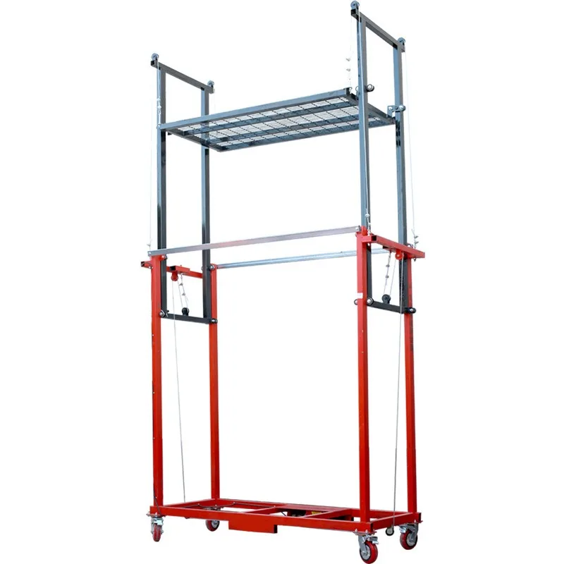Elektrisches mobiles Gerüstensystem, 500 kg Tragfähigkeit, CE-zertifizierter automatischer Schutz für Gebäudepartungsgeräte