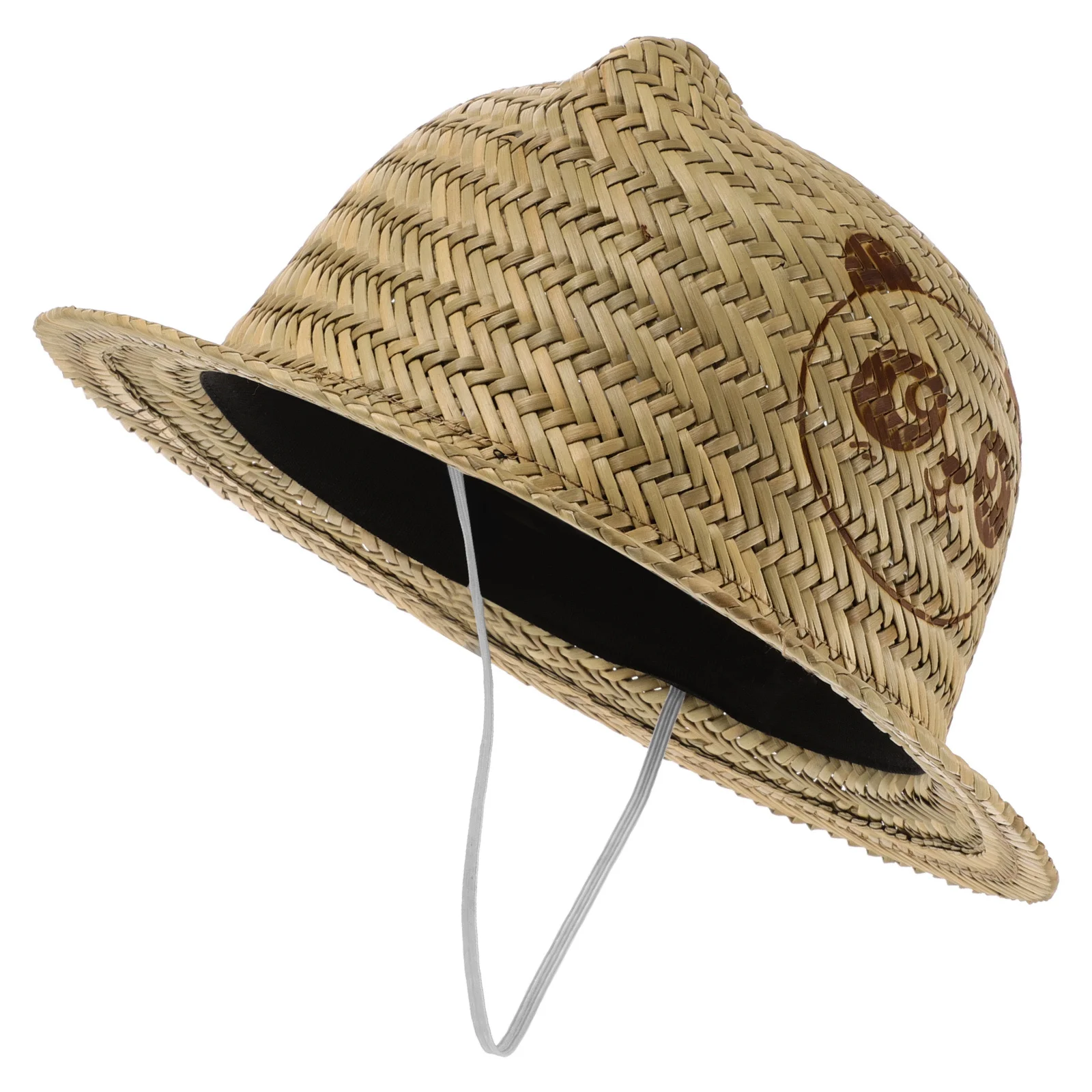 

Kids Straw Sun Hat Small Solid Wide Brim Summer Beach Hat Outdoor Travel Vacation Protection Straw Woven Hats for Kids