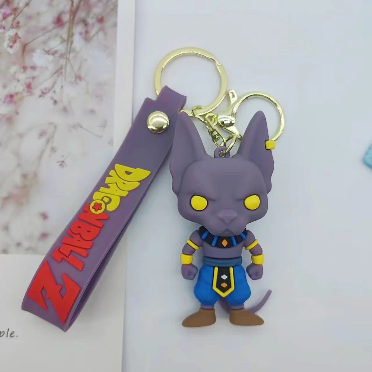 سلسلة مفاتيح إصدار Dragon Ball Q ، قلادة شخصية كرتونية ، دمية أنيمي Sun Wukong ، ديكور للكوسبلاي #5