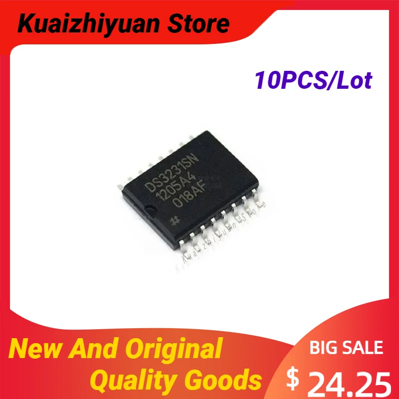 10PCS/Lot New And Original DS3231SNTR SOP-16 DS3231SN DS3231SN#T&R SOP16 Real-Time Clock Module Chip Spot Quality Goods