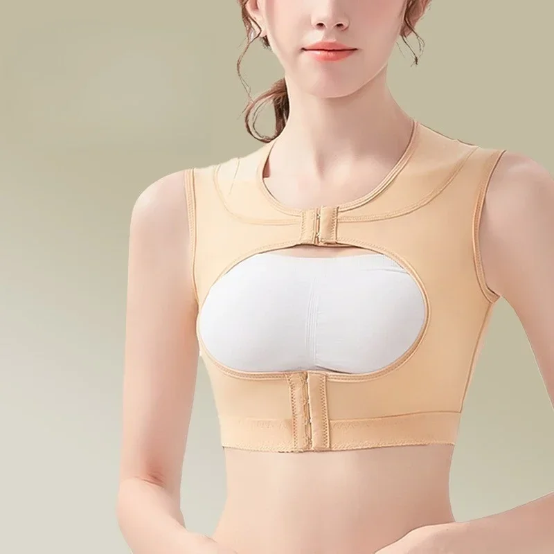 Women's Back and Arm Shaping Sleeveless Top Liposuction Technique Anti Hunchback Shaping and Weight Reduction Mid Sleeve Top