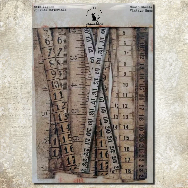 Panalisacraft 18 pezzi adesivi Vintage fustellati Kit di raccolta adesivi per Scrapbooking Planner/creazione di carte/progetto di diario