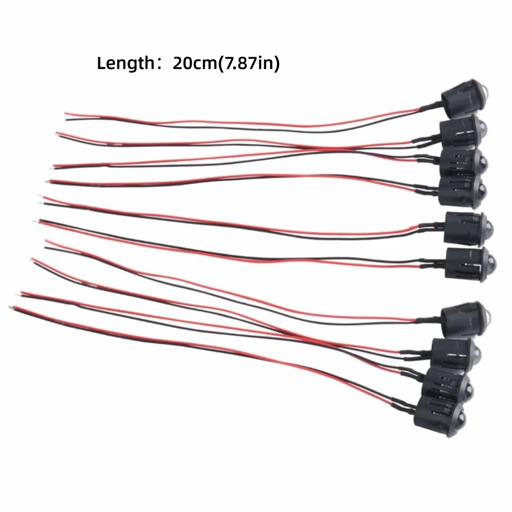 10PCS Low Power 12V LED Light Emitting Diode 10mm Green Constant LED White Ultra Bright LED Display Panel