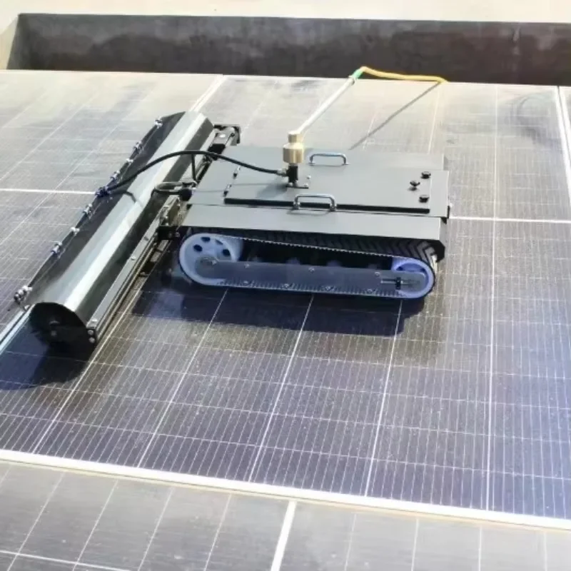 photovoltaic cleaning equipment roller brush solar panel pv cleaning machine for sale