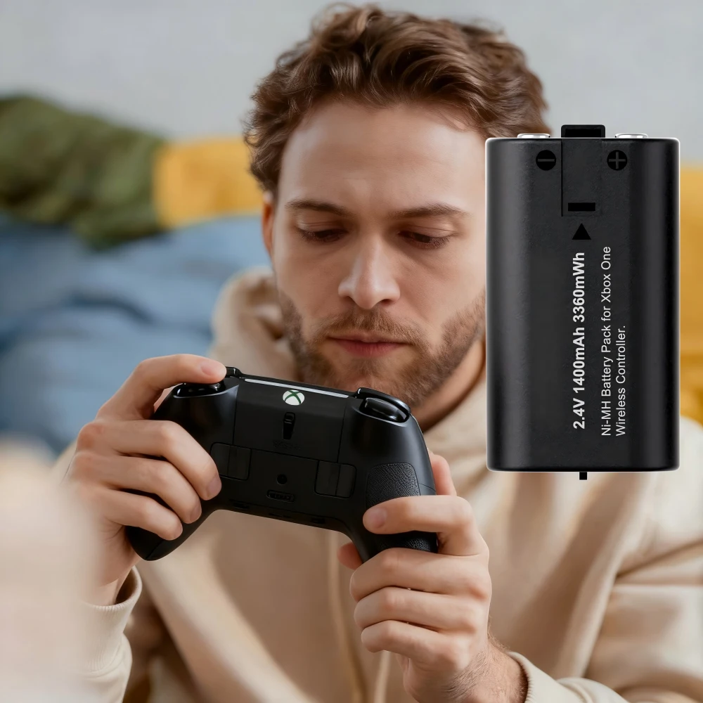 

KOSHARE 3360mWh Digital Battery For Xbox-3360+ USB Charger for Xbox One/Xbox Series X/Xbox One S/Xbox One X/Xbox One Elite