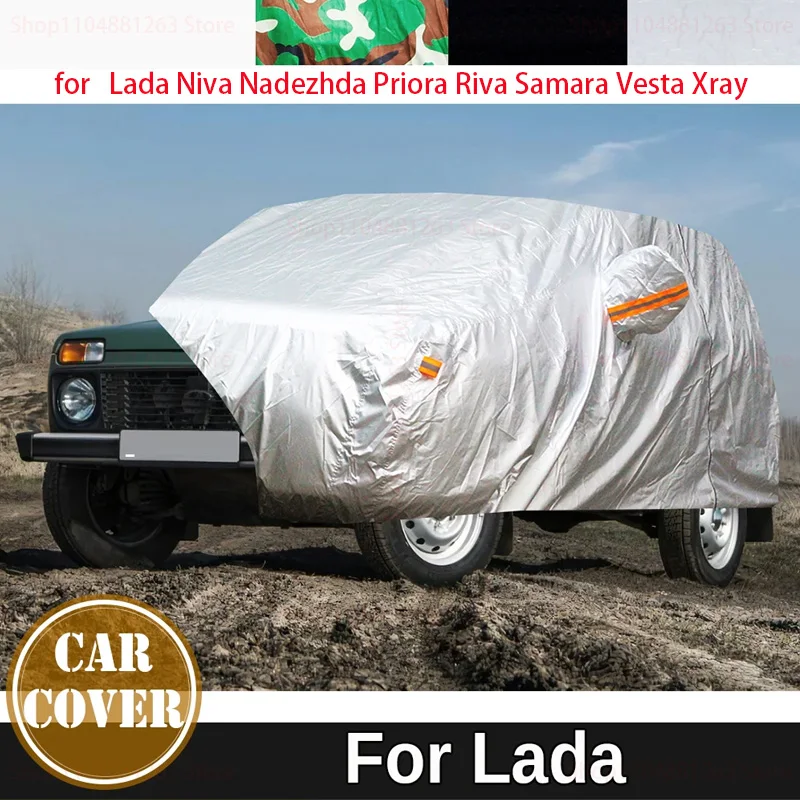 

Outdoor Protection Full Car Covers Snow Cover Sunshade Waterproof Dustproof For Lada Niva Nadezhda Priora Riva Samara Vesta Xray