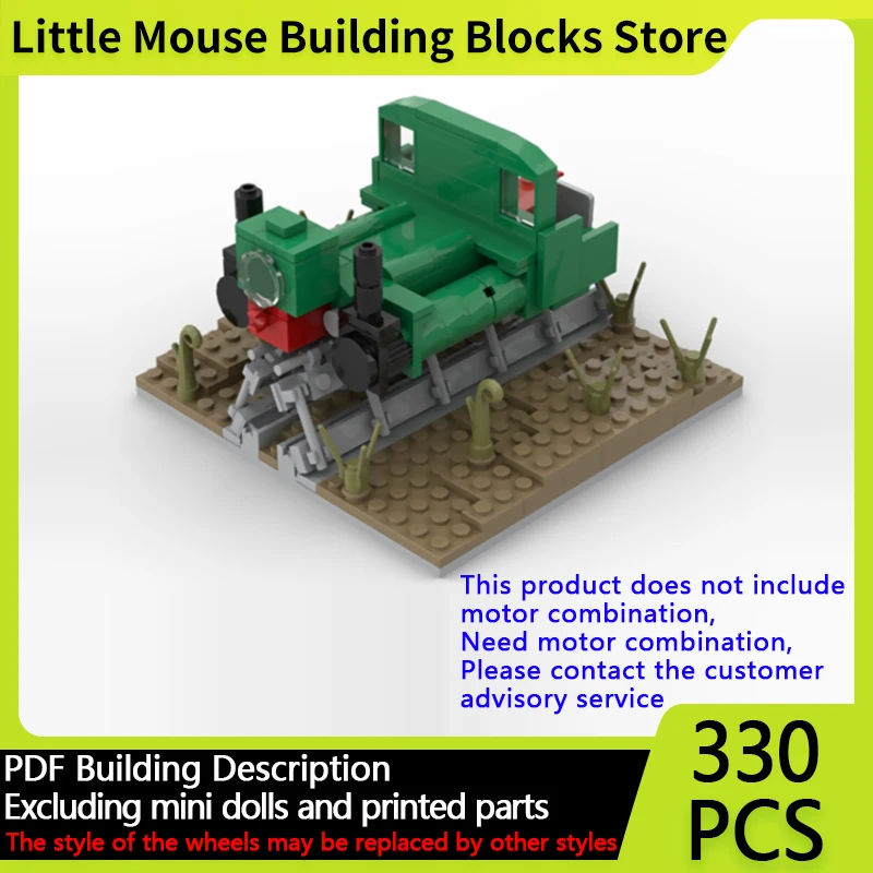 

City Car Model MOC Building Bricks Steam Monorail Locomotive Modular Technology Gifts Holiday Assemble Children Toys Suit