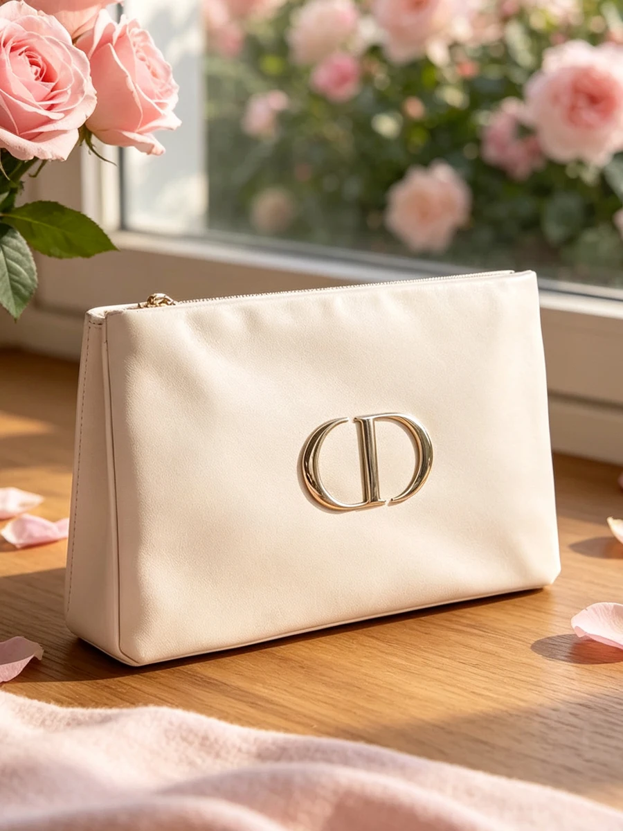 Luxury Zipper Bags - Косметичка DIOR Pink, модная и универсальная