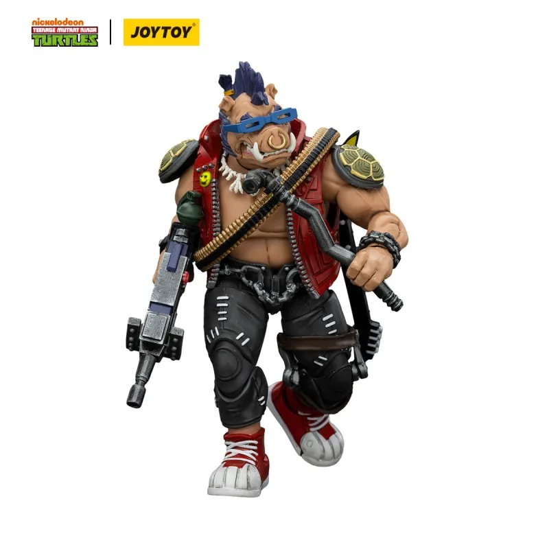 Joytoy Teenage Mutant Ninja Turtles Action Figure Tmnt Beebop Rocksteady 11cm Anime Figurine Collectable Toy Gift Anime Peripher