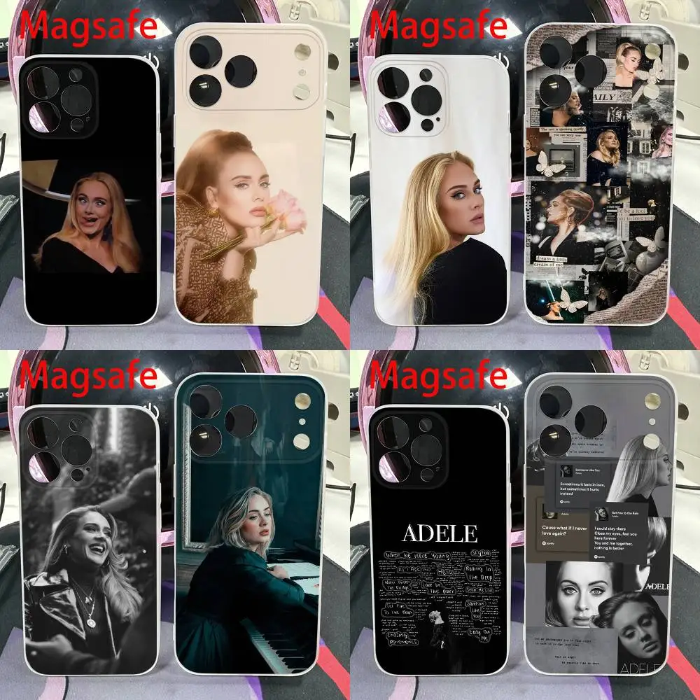 

Singer A-Adele Phone Case For iPhone 14,16,15,11,13,17,12,Air,Mini,Plus,E,Pro,Max Magnetic Magsafe Frosted Cover
