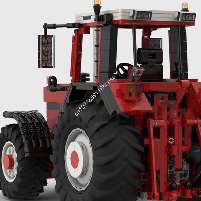 1104 Uds ciudad técnica clásica internacional 1455XL Tractor coche Moc bloques de construcción camión ladrillo DIY juguetes para niños