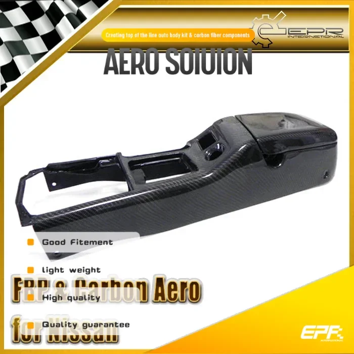 Car Styling For Nissan 180SX/S13 Real Carbon Fiber Center Console RHD