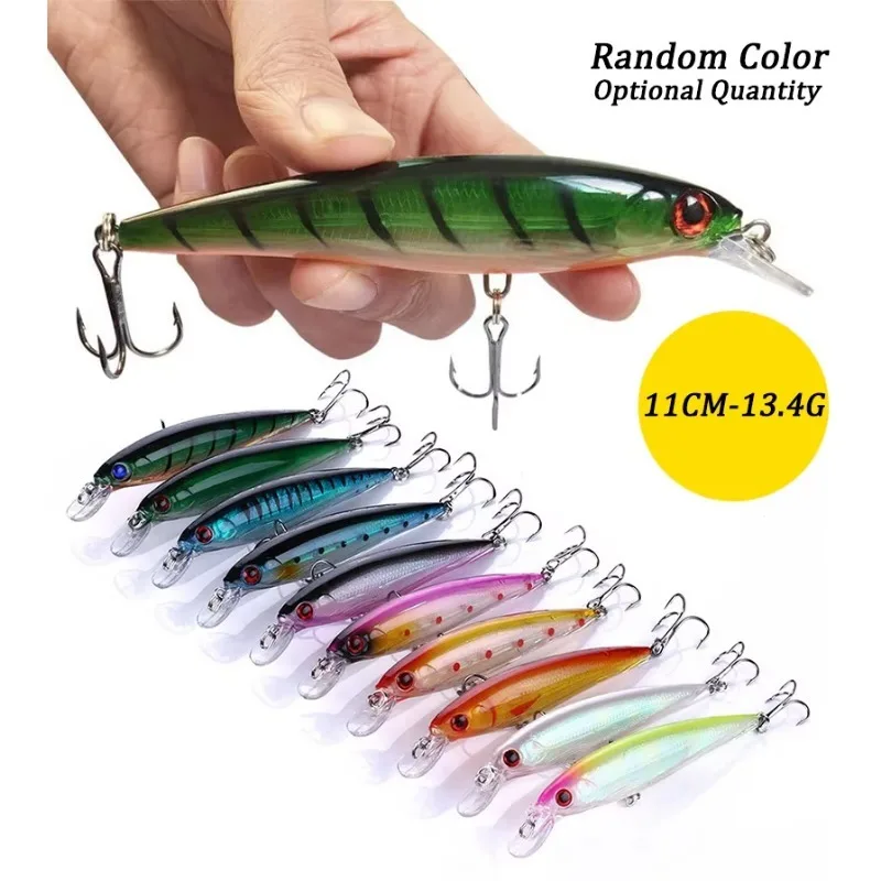 Fishing Lures Set Crankbait Tackle Hard Bait Kit Artificial Minnow Popper Pencil Swing Swimbait Wobblers Bionic Crank Pesca Suit 3