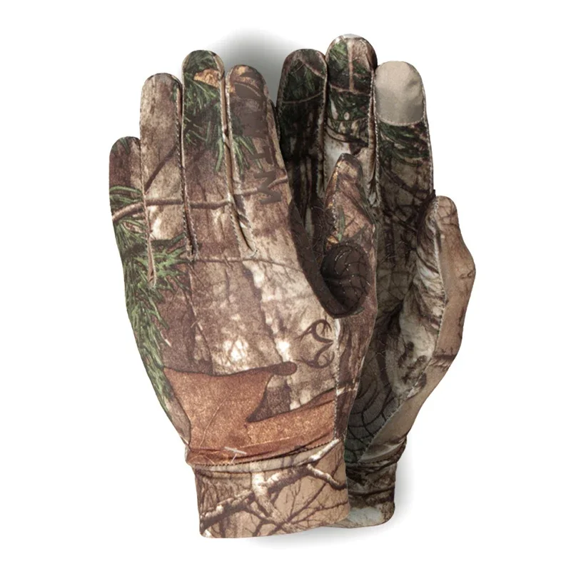 Summer Skin-Thin Gloves Touch Screen Anti-Slip Riding Gloves Bionic Camo Hunting Fishing Multi-Functional Elastic Gloves