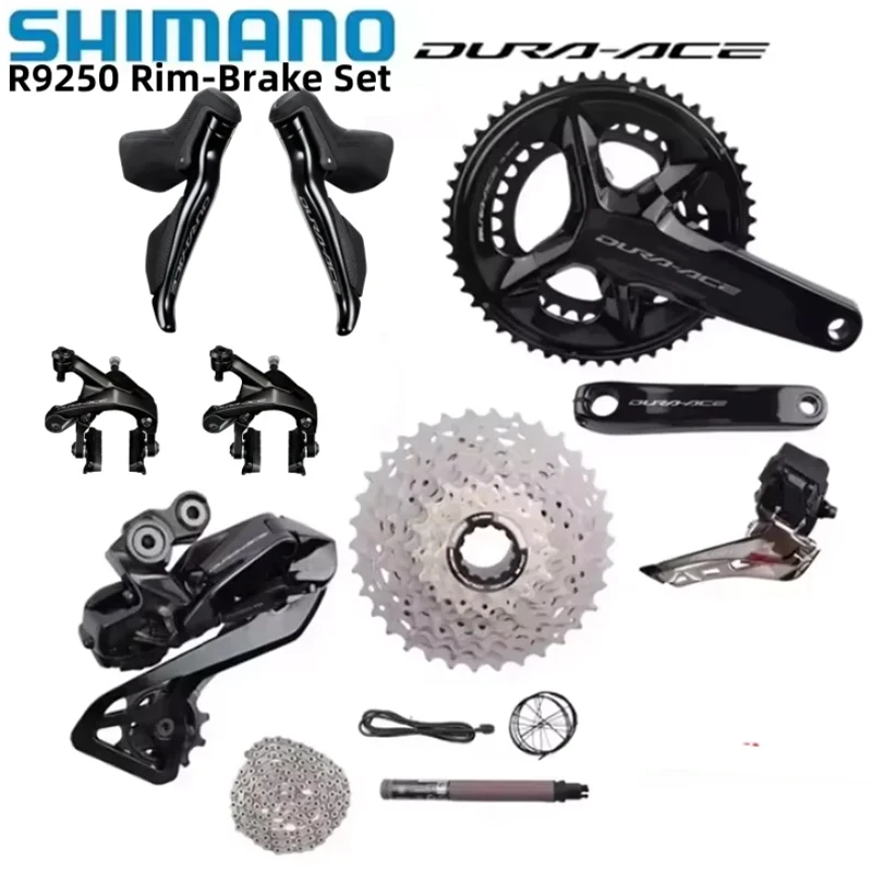 

Shimano Dura Ace Di2 2x12s R9250 Groupset R9200 Brake Caliper R9200 Crankset Cassette R9250 Derailleur For Road Bicycle Bike Set