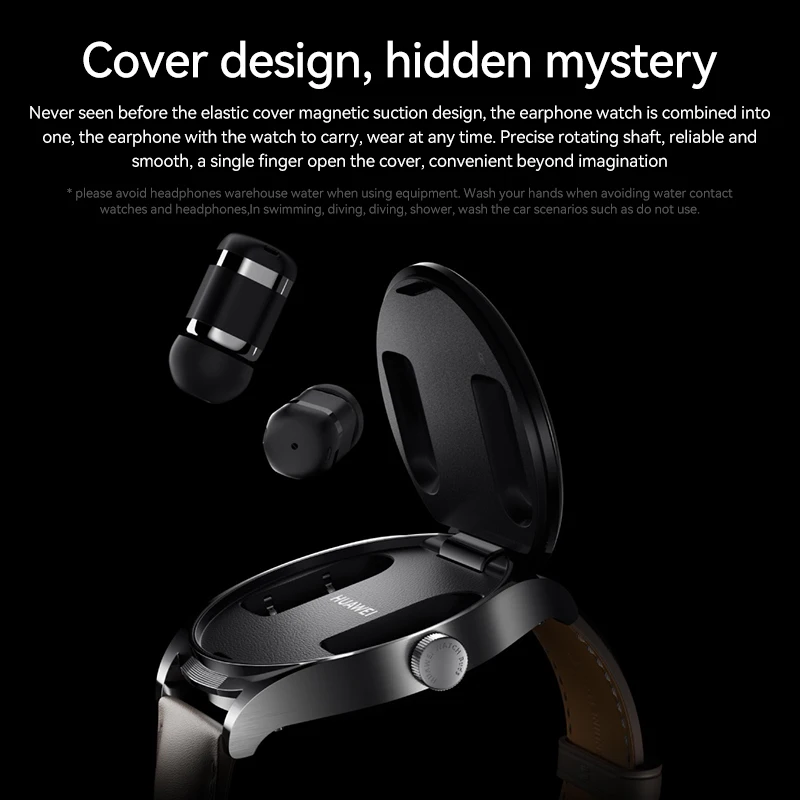 Original Huawei WATCH Buds Earphone SmartWatch 2 in 1 SMS Call Card Payment Men Women Sports Bracelet health Monitoring