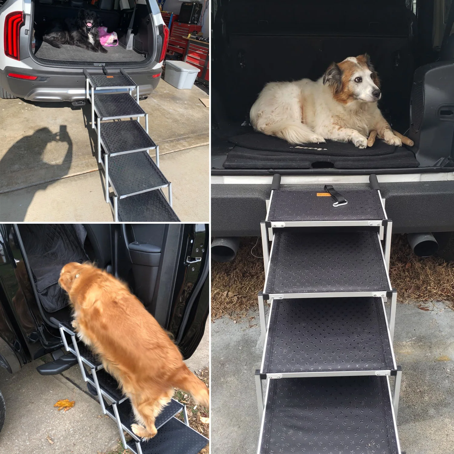 

Dog Outdoor Steps Portable Car Pet Ladder Foldable